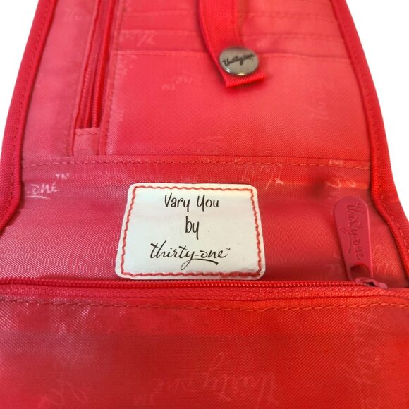 Thirty-One Pink Women's “Vary You" Miini Crossbody Bag Messenger Organizer NEW - Picture 4 of 14